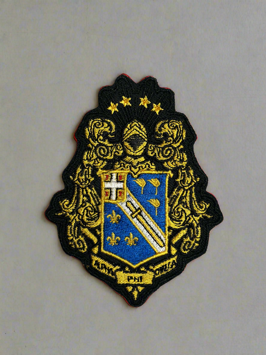 COA embroidered patch