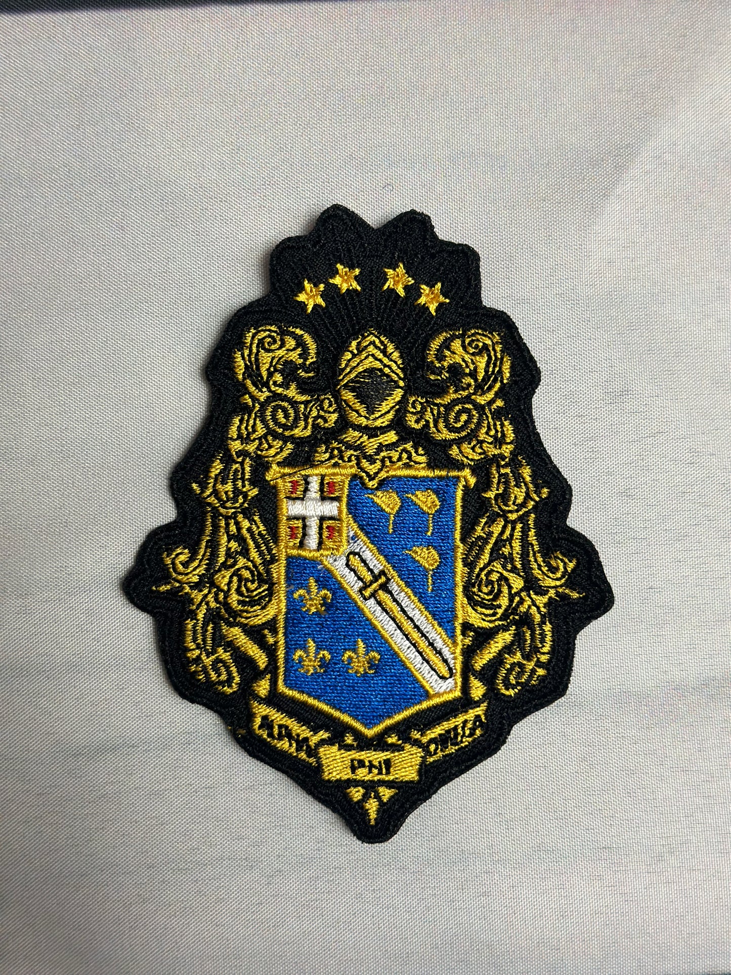 COA embroidered patch