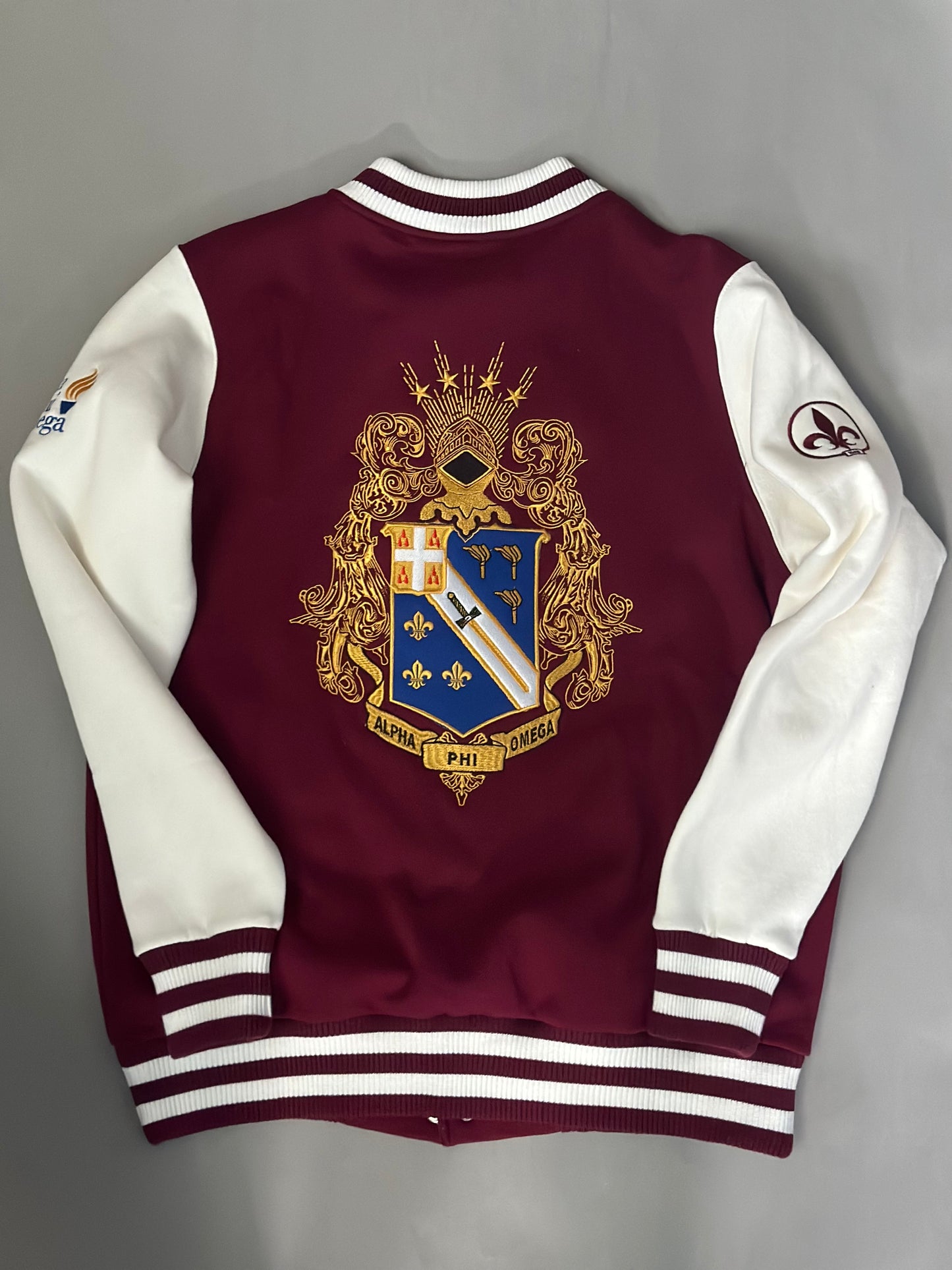 Alpha Phi Omega Embroidered Coat of arms-embroidery only