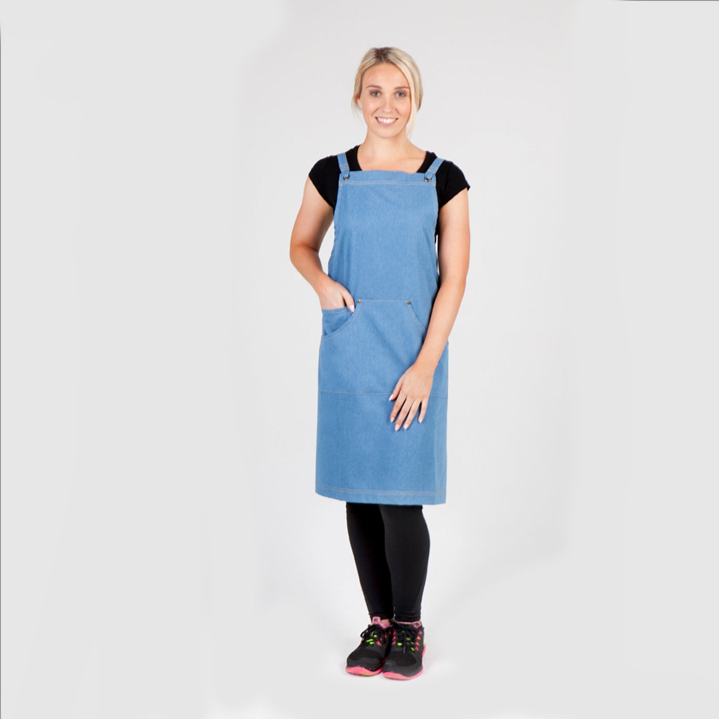 Full Body Cotton/Denim Apron-AP703B