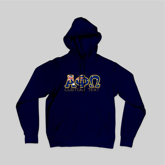 Embroidered Alpha Phi Omega Greek Aus NZ Flags