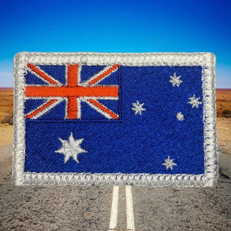 Embroidered Australian Flag Iron On