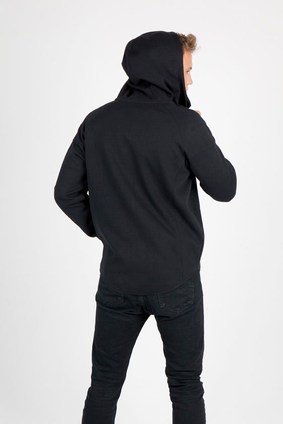 Mens 320gsm Soft cotton/bonded polar fleece Hoodie