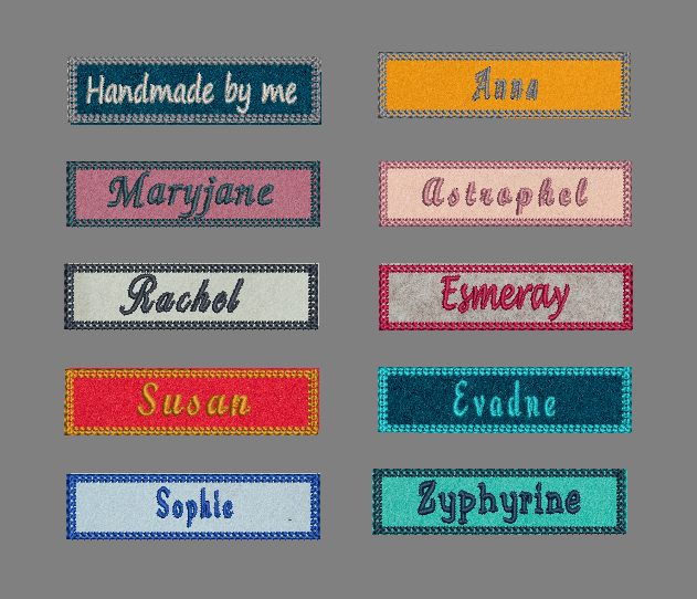 Sew-On Custom Embroidered Label