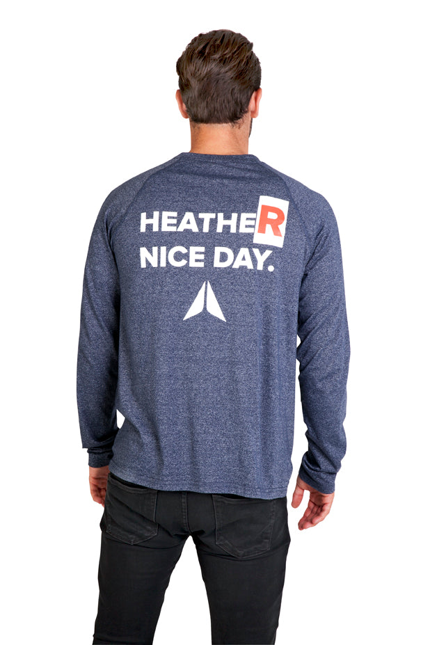 Mens Greatness Heather Long Sleeve