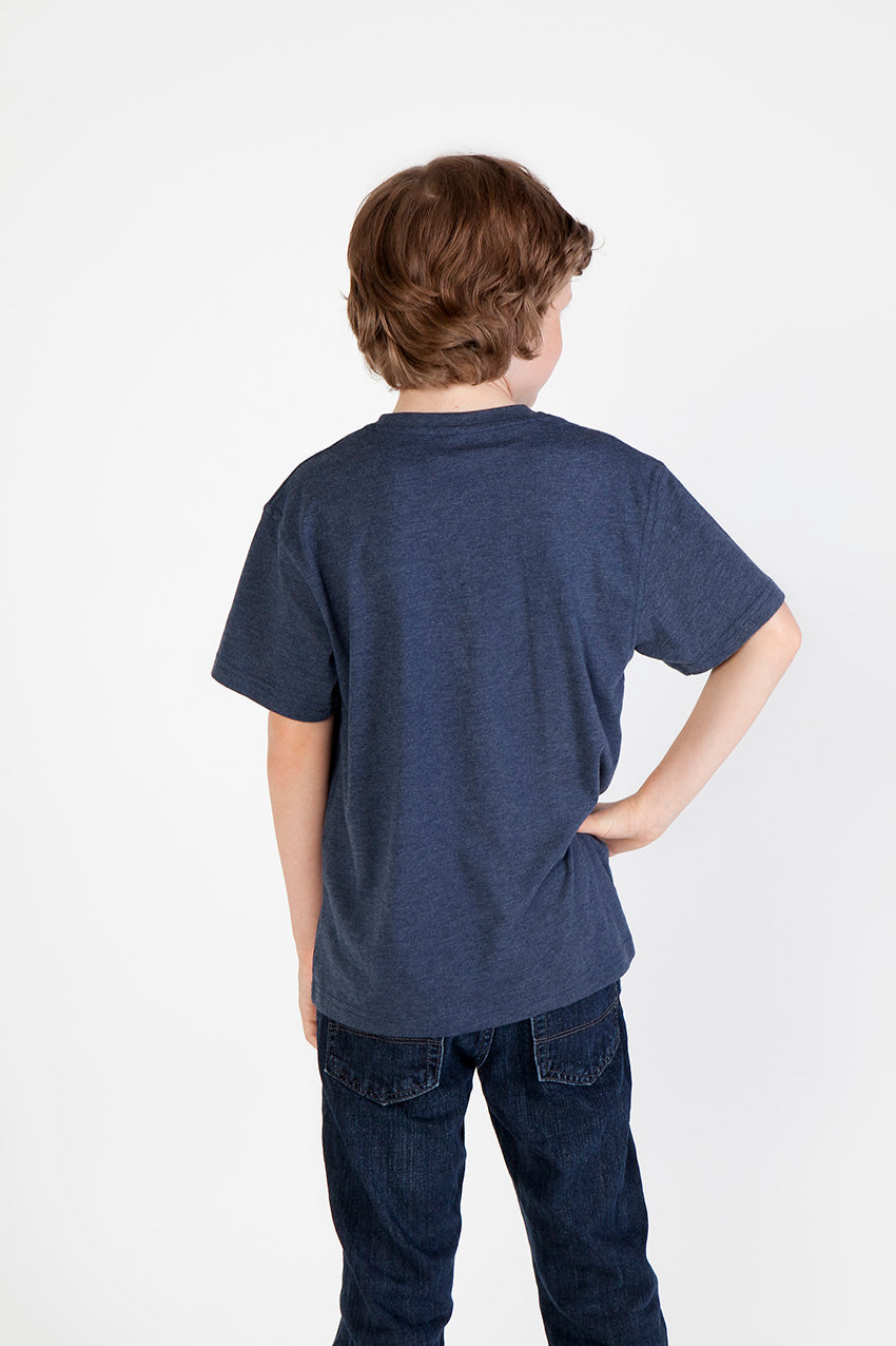 Kids Marl Crew Neck T-shirt