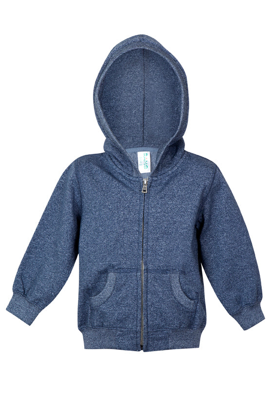 Babies Heather Zip Hoodie