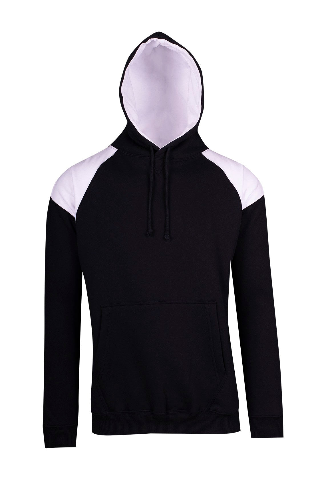 Mens Shoulder Contrast Panel Hoodie