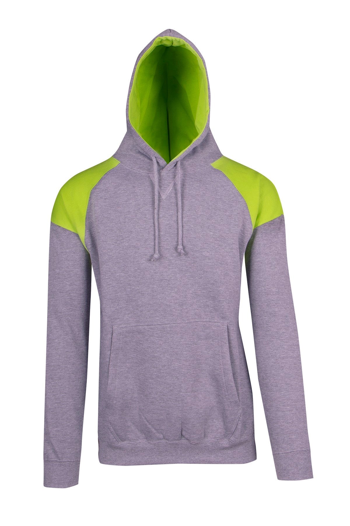 Mens Shoulder Contrast Panel Hoodie