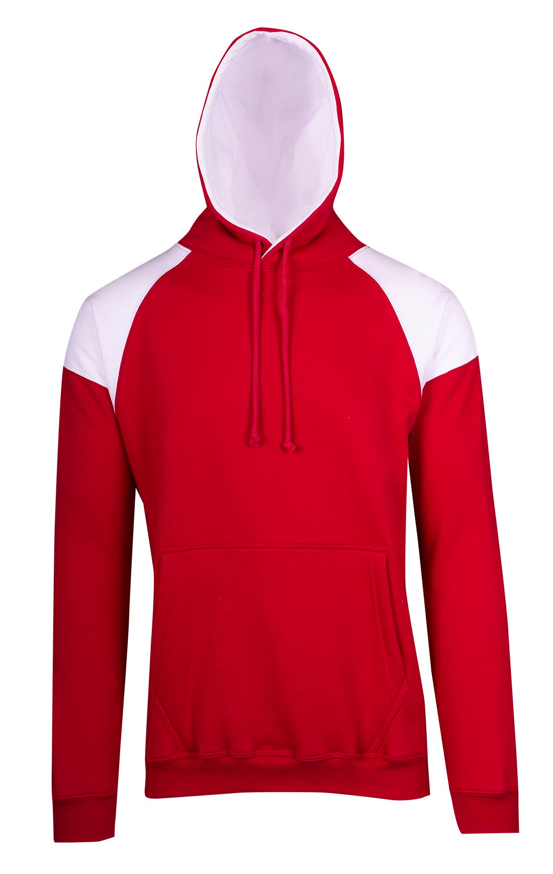 Mens Shoulder Contrast Panel Hoodie