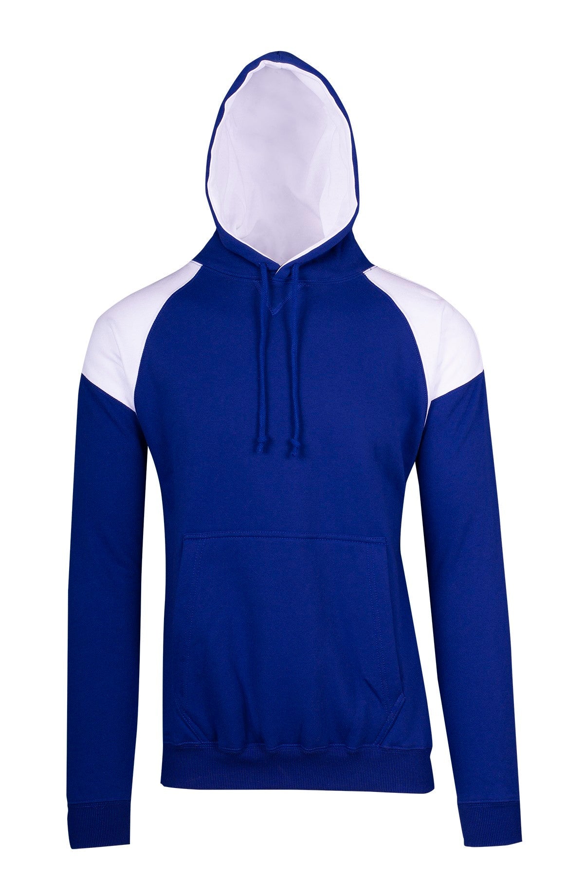 Mens Shoulder Contrast Panel Hoodie