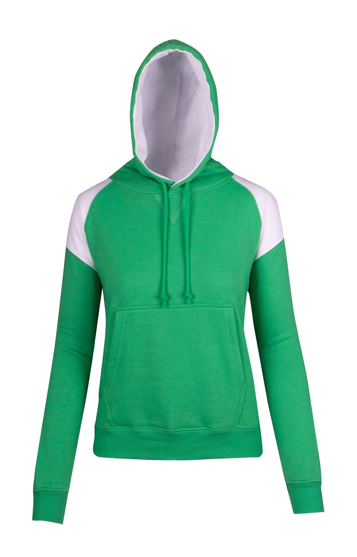 Ladies/Juniors  Shoulder Contrast Panel Hoodie