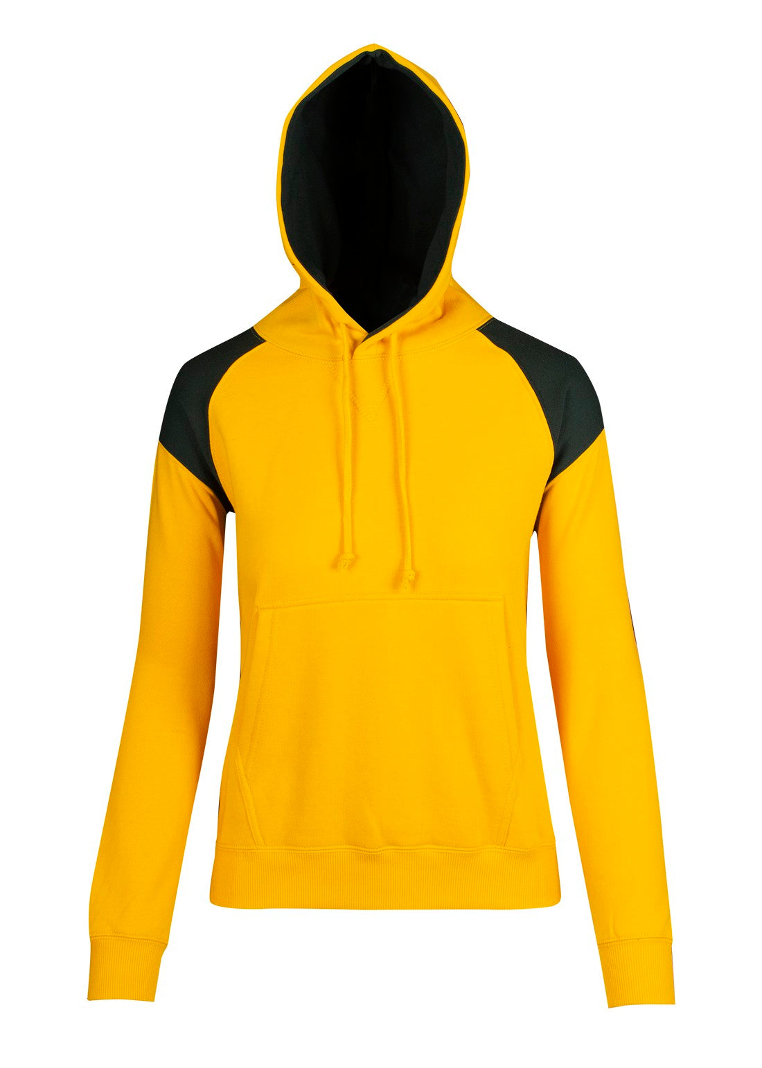 Ladies/Juniors  Shoulder Contrast Panel Hoodie