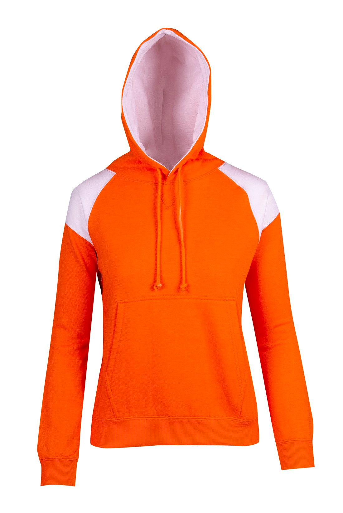 Ladies/Juniors  Shoulder Contrast Panel Hoodie