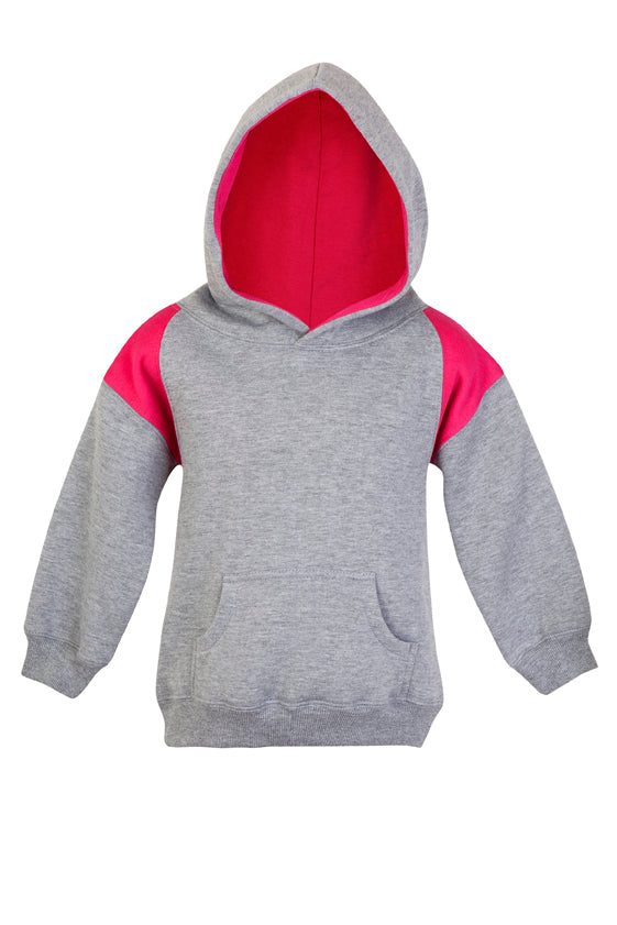 Kids Shoulder  Contrast Panel Hoodies