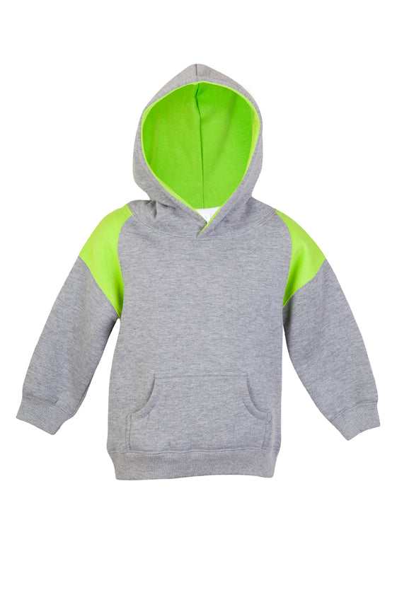 Kids Shoulder  Contrast Panel Hoodies