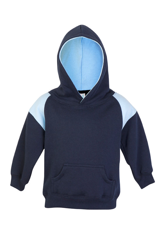 Kids Shoulder  Contrast Panel Hoodies