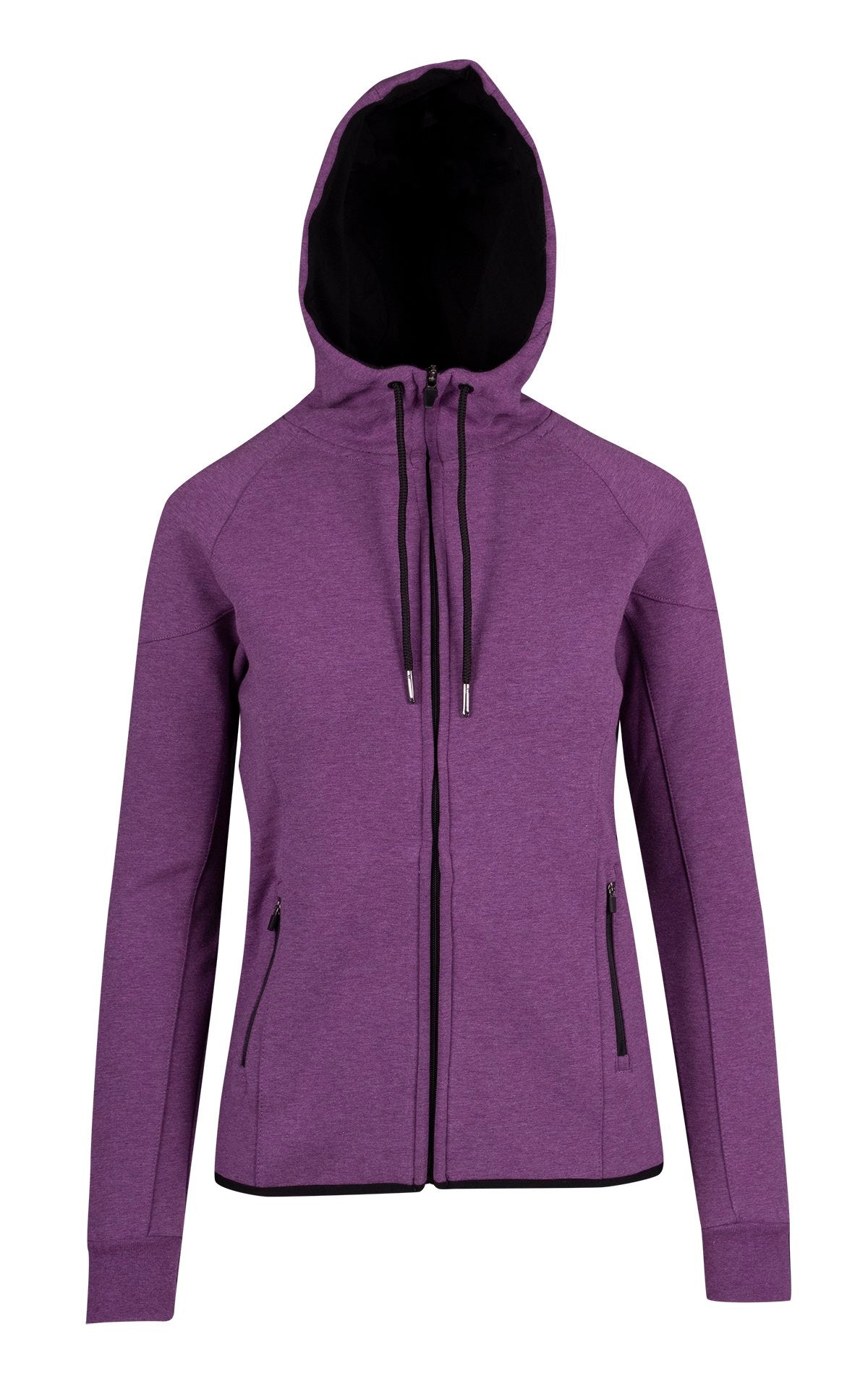 Ladies/junior 320gsm Soft cotton/bonded polar fleece Hoodie