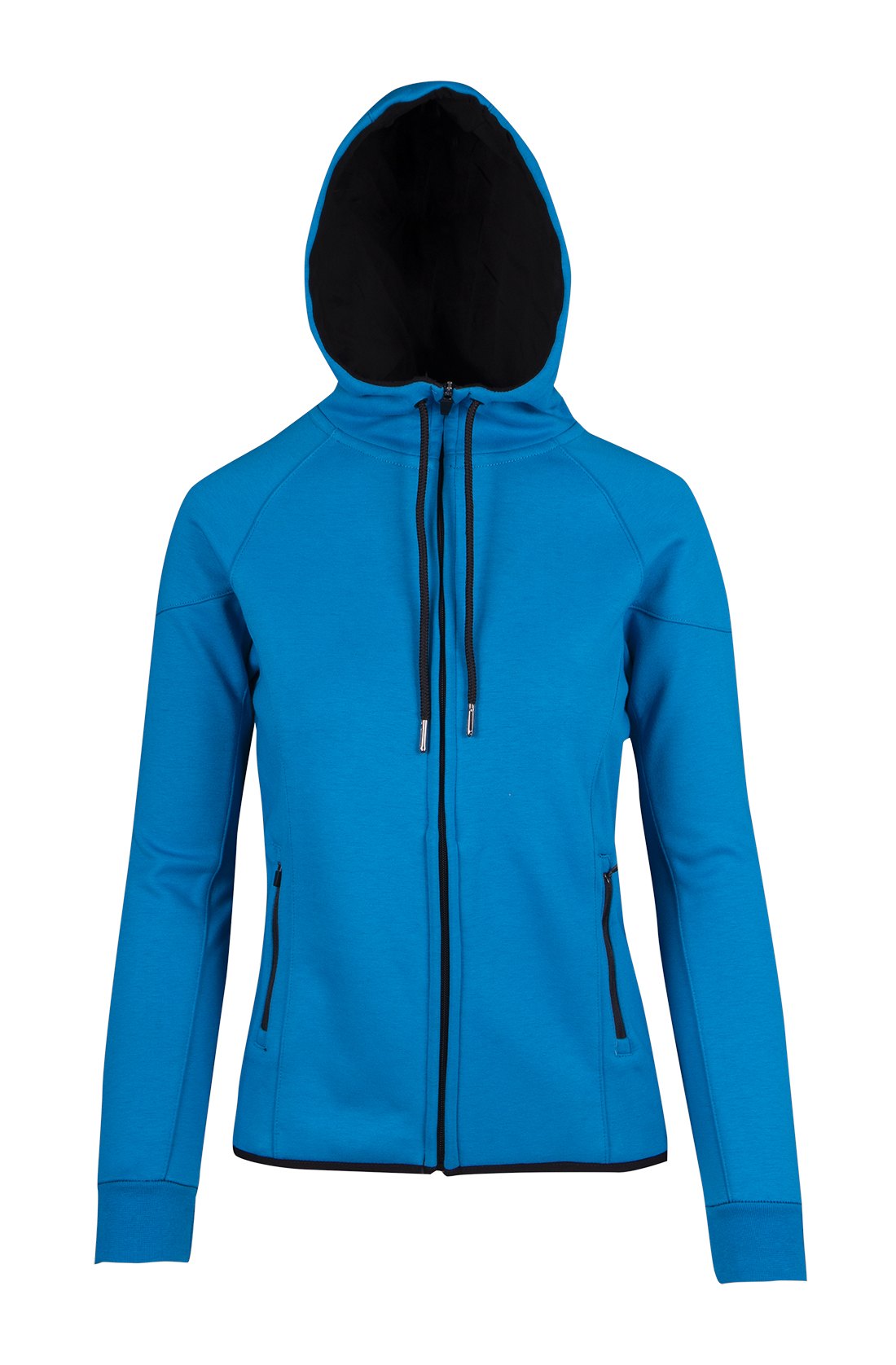 Ladies/junior 320gsm Soft cotton/bonded polar fleece Hoodie