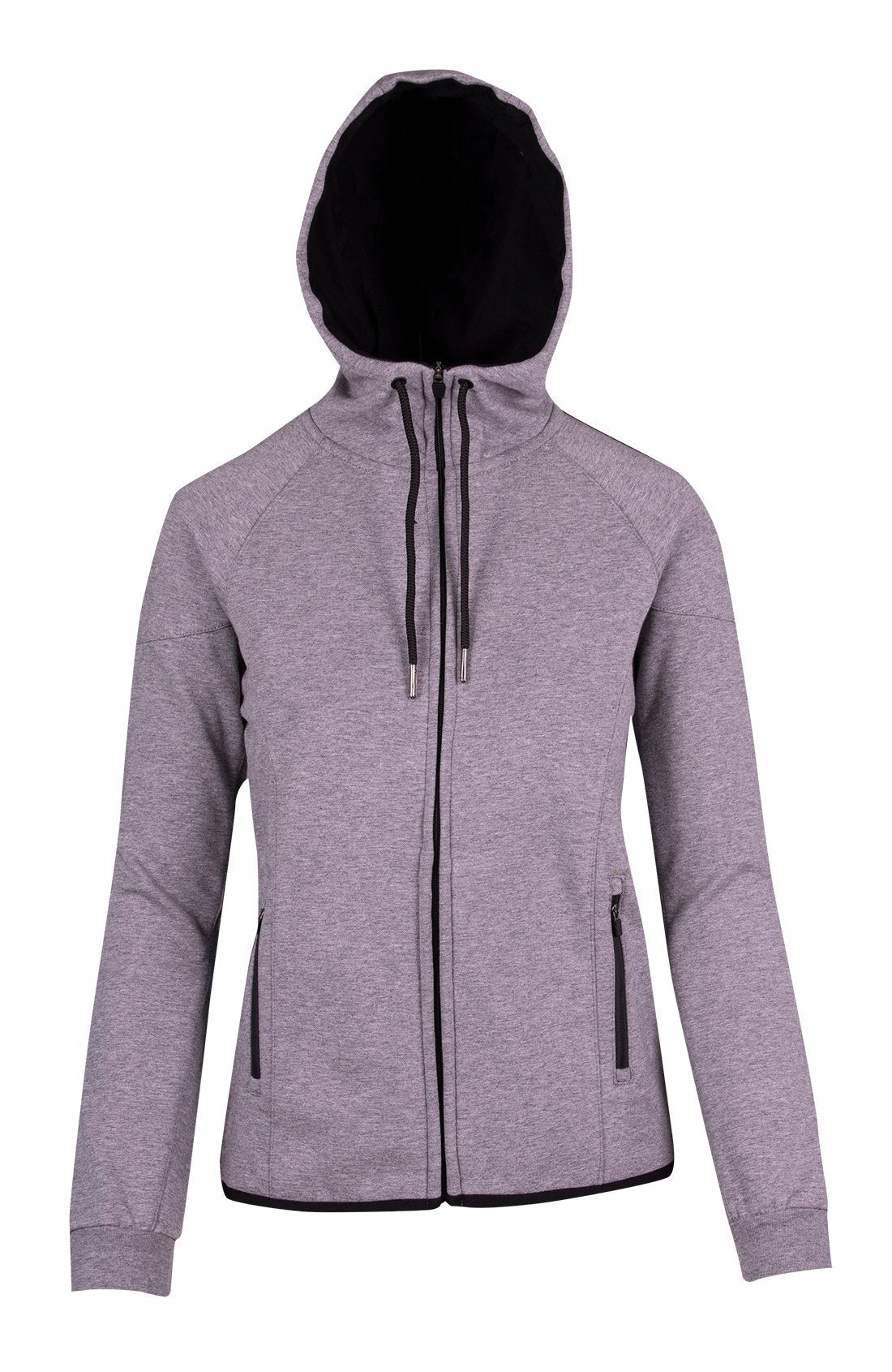 Ladies/junior 320gsm Soft cotton/bonded polar fleece Hoodie