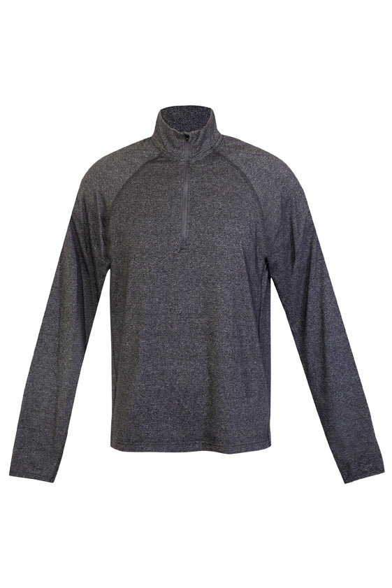 Mens Greatness Half Zip Mock Neck