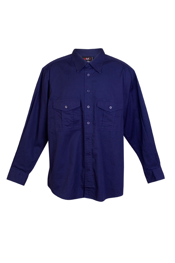 Cotton Drill  Work long Sleeve Shirt