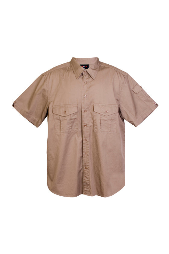 Cotton Drill  Work Short Sleeve Shirt