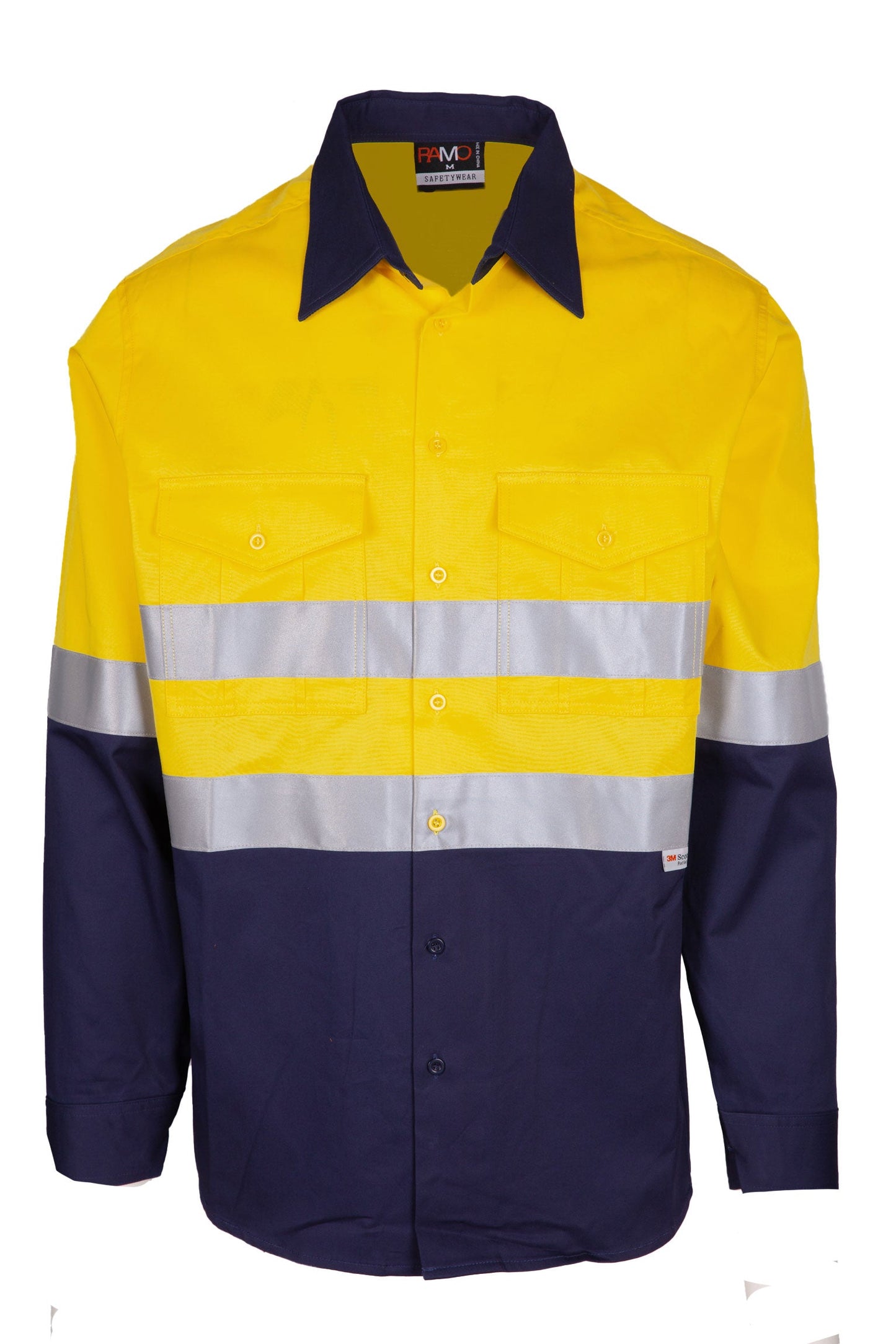 100% Combed Cotton Drill Long Sleeve Shirt - 3M