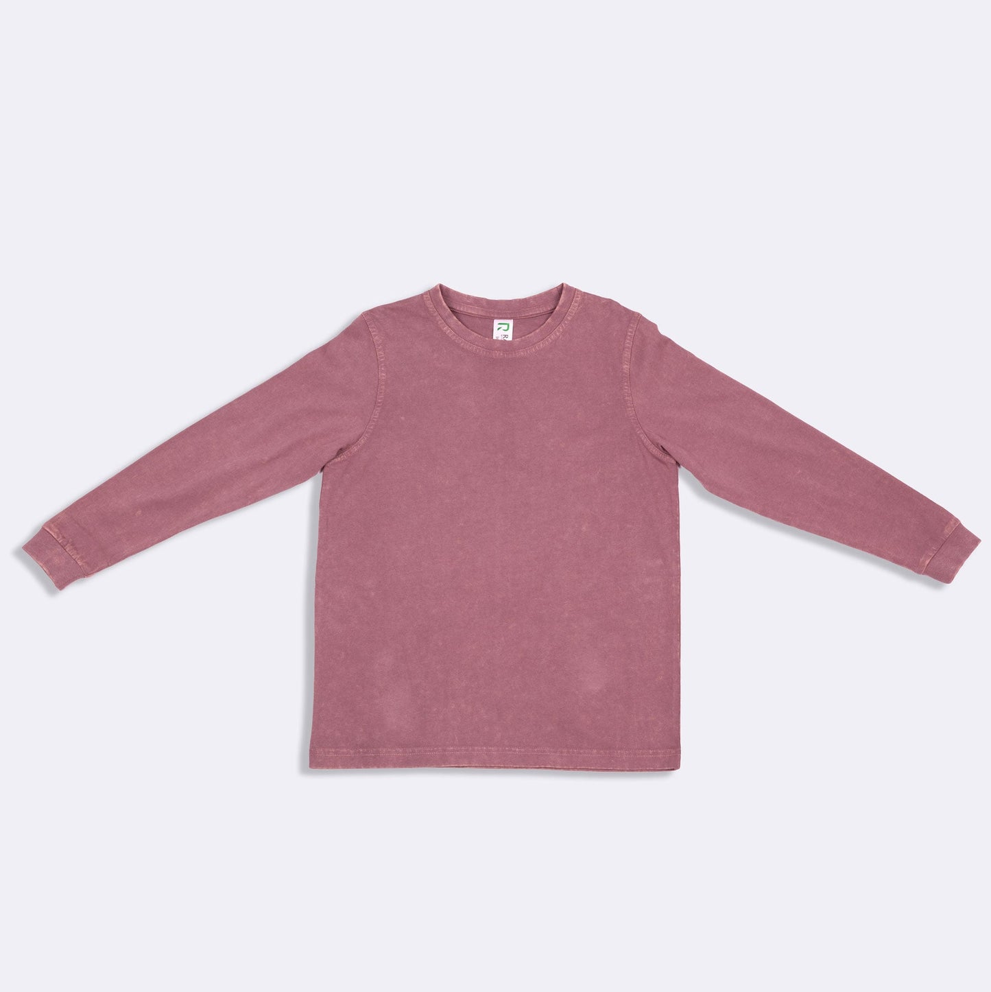 Kids Stone Wash Long Sleeve Tee