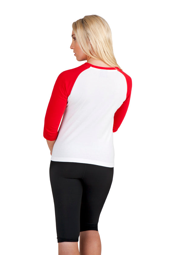 Ladies 3/4 Sleeve Raglan Tees