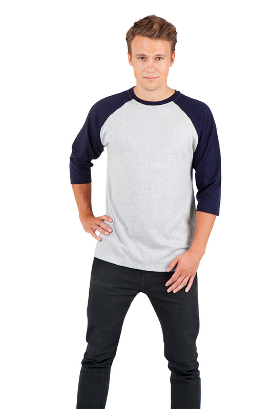 Men's 3/4 Sleeve Raglan Tees