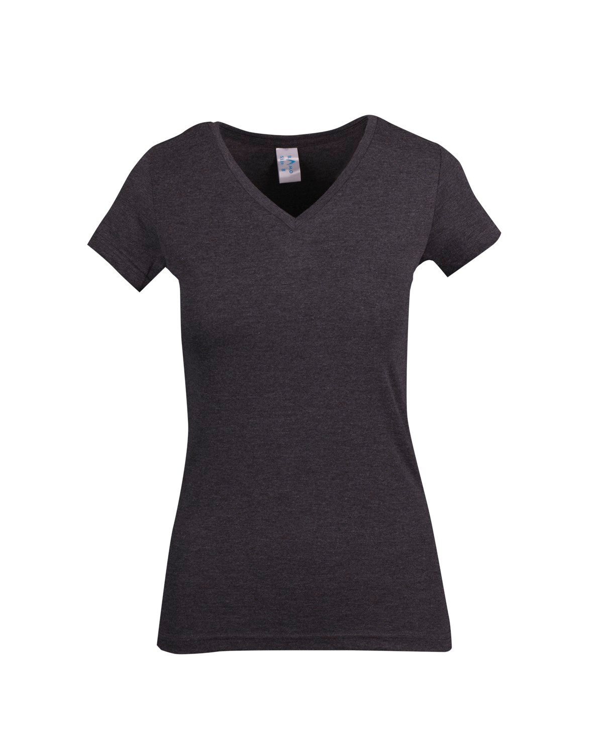 Ladies Marl V-neck T-shirt