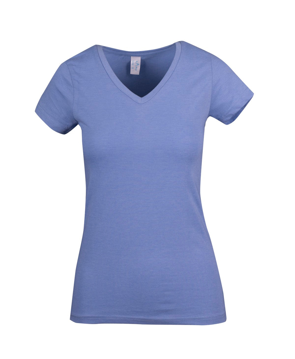 Ladies Marl V-neck T-shirt