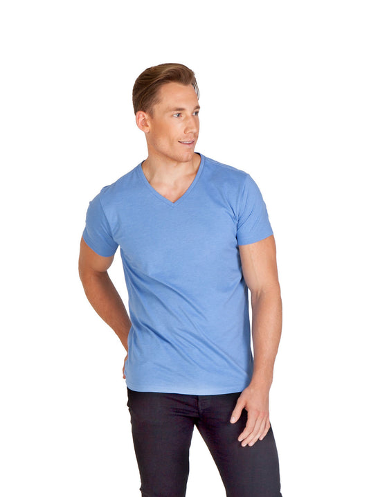 Mens Marl V-neck T-shirt