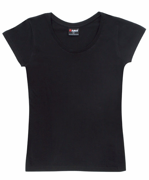 Ladies Jersey Scoop  Neck Tee