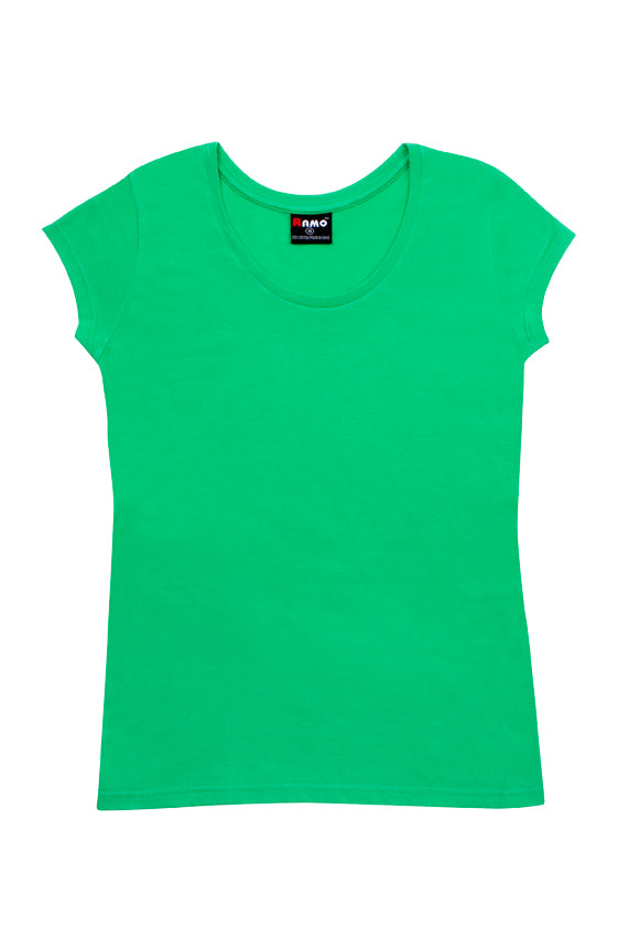 Ladies Jersey Scoop  Neck Tee