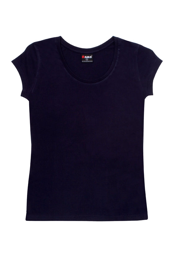 Ladies Jersey Scoop  Neck Tee