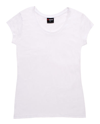 Ladies Jersey Scoop  Neck Tee