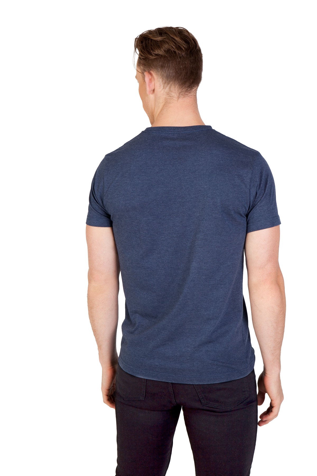 Mens Marl Crew Neck T-shirt