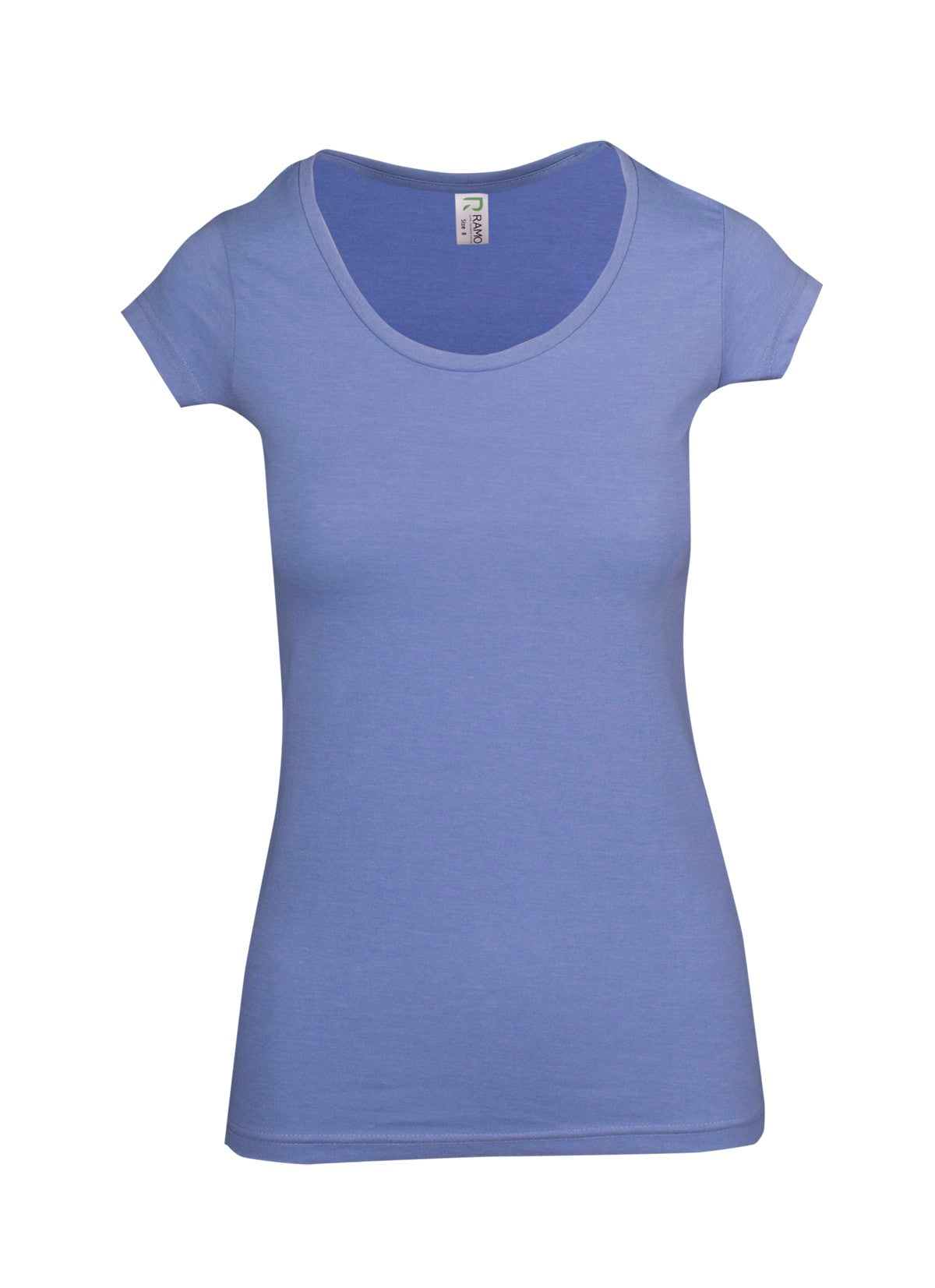 Ladies Marl Scoop Neck T-shirt